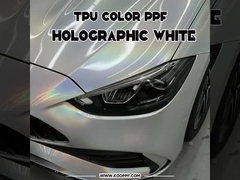 K065 Holographic White Color Paint Protection Film Car Body Vinyl Wrap