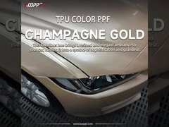 K034 Champagne Gold Color Paint Protection Film Car Body Wrap