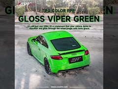 K011 Gloss Viper Green Color Paint Protection Film Vinyl Car Wrap