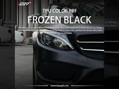 K049 Frozen Black Color Paint Protection Film Adhesive Vinyl Wrap