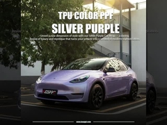 K071 Sliver Purple Color Paint Protection Film Full Vinyl Car Wrap