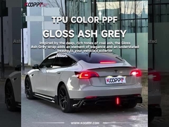 K023 Gloss Ash Grey Color Paint Protection Film Car Decoration Film