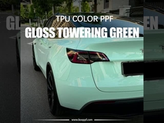 K012 Gloss Towering Green Color Paint Protection Film Glossy Vinyl Wrap