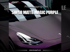 PET-PD171 PET Super Matte Magic Purple Colored Ppf Wrap