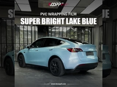 PET-PH262 PET Super Bright Lake Blue Car Ppf Wrap