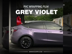 PET-PH273 PET Grey Violet Paint Wrap For Cars