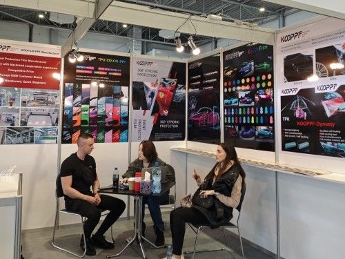 Neueste Unternehmensnachrichten über Jiangsu Koofilm Technology Co., Ltd. nimmt an der Ausstellung in Polen teil