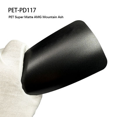 Καλή τιμή Πίνακας περιτύλιξης αυτοκινήτου PET Super Matte AMG Mountain Ash Color 1.52*18M σε απευθείας σύνδεση