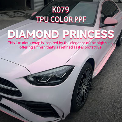 Хорошая цена K079 Diamond Princess TPU Color Car Paint Protective Film Виниловый оберток с блеском онлайн