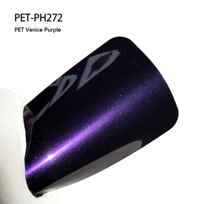 Buon prezzo PET-PH272 PET Venezia viola Pvc pellicola di protezione per auto pellicola di avvolgimento in vinile in linea