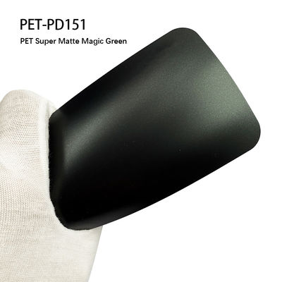 Buen precio PET-PD151 PET Super Matte Magic Color Verde Auto Vinyl Pintura de protección de pegatinas en línea