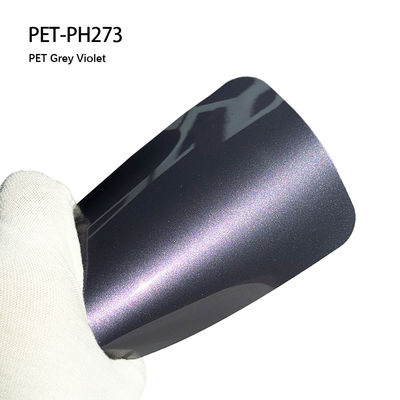 Καλή τιμή PET-PH273 PET Grey Violet 7.5mil Gloss Vinyl Auto Wrap αυτοθεραπευτικό αυτοκόλλητο αυτοκινήτου σε απευθείας σύνδεση