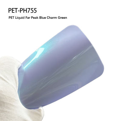 Bom preço PET-PH755 PET Liquid Far Peak Blue Charm Green 7.5mil Proteção de veículo on-line