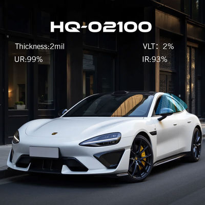 Buen precio Película para ventanas de coche con tinte cerámico, rollo, 2 mil de grosor, película protectora para coches en línea