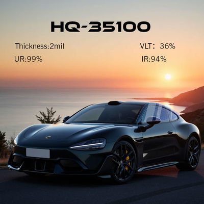 Buen precio Película para ventanas personalizada de alto rendimiento 36% VLT 94% IRR Película PPF autocurable en línea