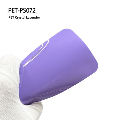 Good price PET Crystal Lavender 7.5mil PET Car Film Vinyl Wrap For Car Design Colorful Wrap Options For Cars online