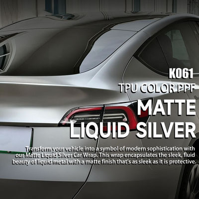 K061 Matte Flüssig Silber TPU Farbe Kfz-Farbe Schutzfolie Vinyl Wrap Multi
