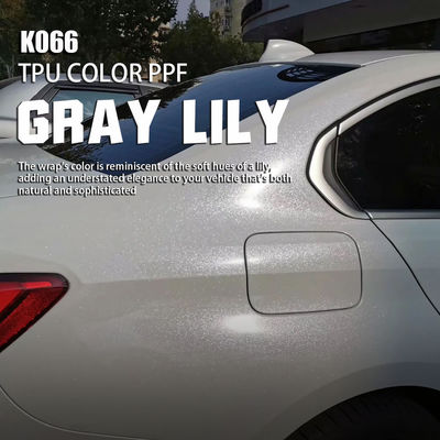K066 Graue Lilie TPU Farbe Autolack Schutzfolie Abdeckung Auto