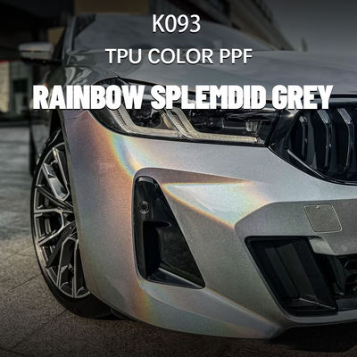 Guter Preis K093 Regenbogen Splemdid Grau Fahrzeug TPU Farbe Autofarbe Schutzfilm Chamäleon Wrap Vinyl Online