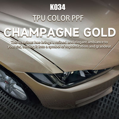 Guter Preis K034 Champagnergold TPU Farbfarbe Fahrzeugfarbe Schutzfilm Autoaufkleber Vinyl-Autofolie Online