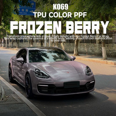 Guter Preis K069 Gefrorene Beeren TPU Farbfarbe Fahrzeugfarbe Schutzfilm Dekoration Vinylfolie Online