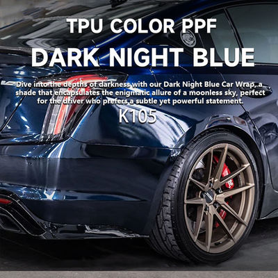 Guter Preis K105 Dunkle Nachtblau TPU Farbe Autofarbe Schutzfilm Custom Wrap Online