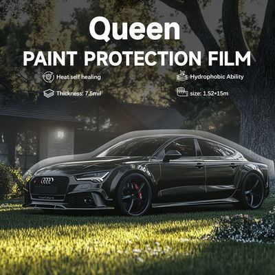 Guter Preis Königin Glanz Auto Instant Healing TPU PPF Hydrophobische Auto klare Farbe Schutzfilm 7.5mil Online