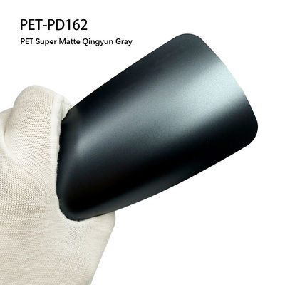 Guter Preis PET-PD162 PET Supermatte Qingyun Graue Autokörperfolie Vinyl 1,52*18m/Rolle Online