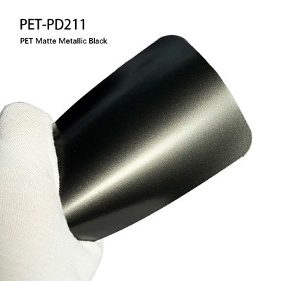 Guter Preis PET-PD211 PET Matte Metallische schwarze Karosserie Vinylfolie 1,52*18m/Rolle Online