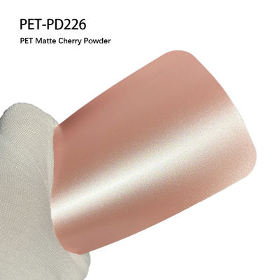 PET-PD226 PET Matte Kirschpulver für Fahrzeuge Vinylfolie für Autos Vinylfolie 7.5mil