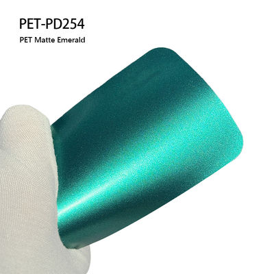 Guter Preis PET-PD254 PET-Matte Smaragd-Auto-Vinyl-Folien 7,5 Millimeter Online
