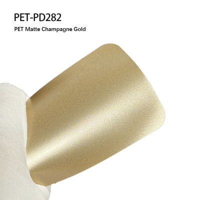 Guter Preis PET-PD282 PET Matte Champagner Gold Karosserieverpackung 1,52*18m/Rolle Online