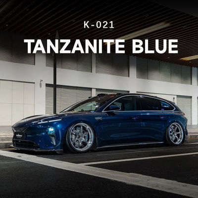 Guter Preis Tanzanit Blau TPU Autofarbe PPF-Film benutzerdefinierte Vinylfolie 7,5 Mil K-021 Online