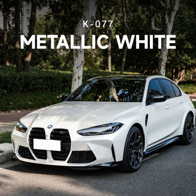 Guter Preis Metallische weiße TPU Farbfarbe Schutzfilm Auto Dekoration Film 7,5 Millimeter K-077 Weiß Matt Ppf Online
