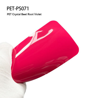 PET-PS071 PET Kristall Rübenwurzel Violett 7,5 Milligramm Auto Vinyl Wrap Dimensional Stabilität
