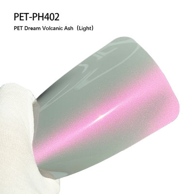Guter Preis PET-PH402 PET Auto Glanz Wrap Film Traum Vulkanische Asche Farbe Abrasionsbeständig Online