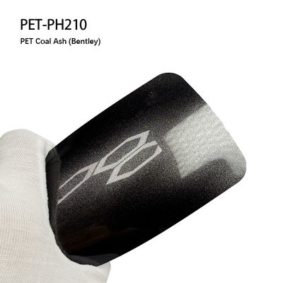 PET-PH210 PET Kohlenasche Streckenglanz Wickelfilm Dekoration Dimensionelle Stabilität