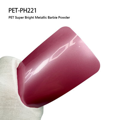 PET-PH221 PET Glanzfolie 1,52 X 18m/Rolle Helle metallische Barbie-Pulverfarbe
