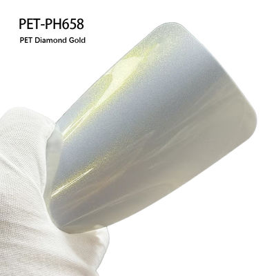 Guter Preis PET-PH658 PET-Diamant-Gold-Selbstheiler-Auto-Körperwrap 1,52m X 18m Online