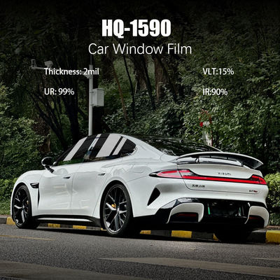 Guter Preis 15% VLT Autofensterfarbfilm mit 90% IR Abstoßung und 2,0 Mil Dicke Online