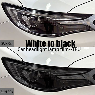 Guter Preis Hydrophobische TPU-Film für Autolampen Selbstheilung Kratzfeste Weiß bis Schwarz 0,3*15m Online