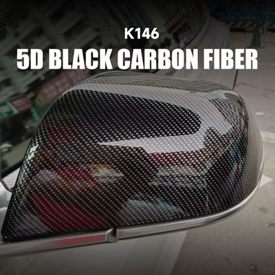 Guter Preis Schwarze Carbonfaser-Schutzfolie Vinylfolie für die Farbänderung von Autos Online