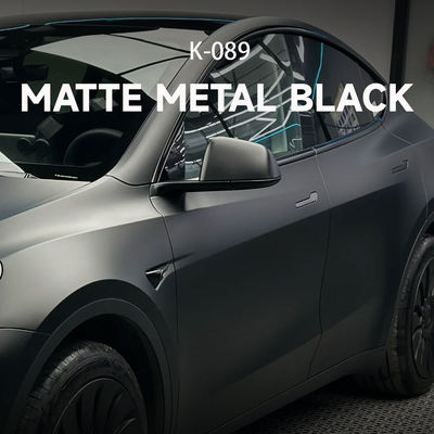Guter Preis Matte Metall schwarz TPU Farbfarbschutzfilm Vinyl Autoverpackungsfilm 7,5 Millimeter K-089 Online