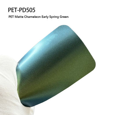 Guter Preis PET-PD505 PET Matte Chamäleon Frühjahr Grün 7,5 Milligramm Auto Matte Wrap Online