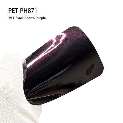 Guter Preis PET-PH871 PET Schwarz Charm Lila 7,5 Mil Farbfarbe für Autos Online
