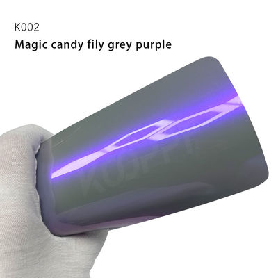 K002 Magic Candy Flip Grau Lila TPU Farbe Autofarbe Schutzfilm