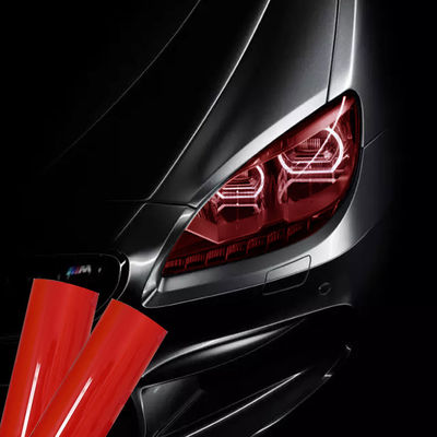 Red Tint Car Tail Lights TPU PPF Protection Headlight Tint Film