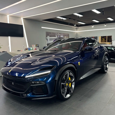 PET Bright Midnight Blue Vinyl Wrap Sticker PPF Color Wrap Automotive Vinyl Film