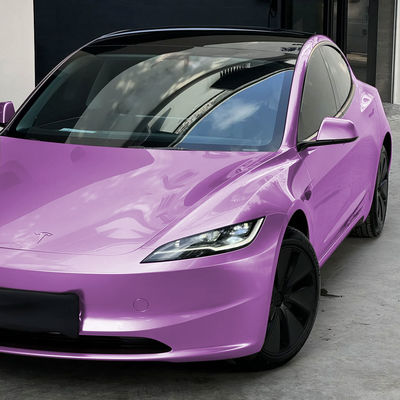Good price Chrome Metal Magenta TPU Pink Full Car Wrap Vinyl PPF Matte vehicle Wrap Film online