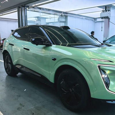 Хорошая цена Очаровательная фиолетовая автомобильная пленка на заказ, зеленая виниловая пленка из ТПУ 8,0 мил, лучшая защитная пленка для автомобильной пленки PPF онлайн